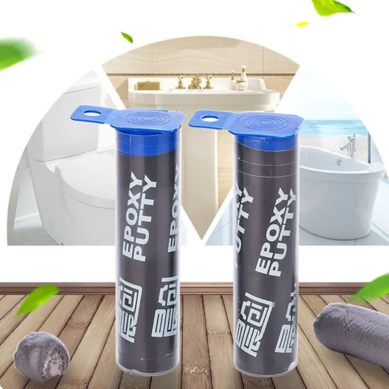 Plumbing Moldable Epoxy Putty Pipe Sealant Tile Fix Silicone Mud Water Pipe Repair Glue Gap Filling Glue