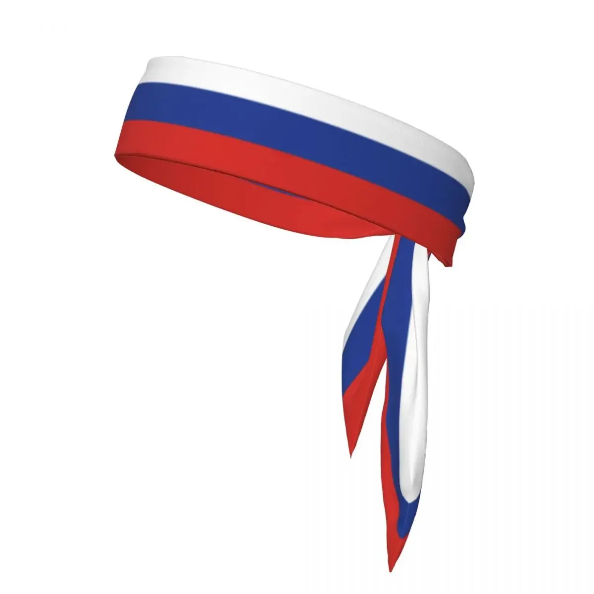 Russia Flag Head Tie Sports Headband Athlete Sweatbands Head Wrap For Working Out Running Yoga