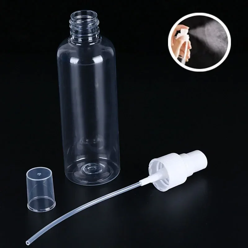 50Pcs 10/30/50/75/100ml Refillable Spray Bottle With Funnels Individual Packaged Atomizer Portable Perfume Container For Travel