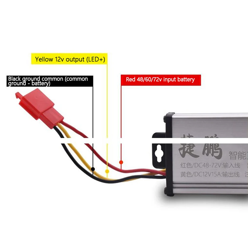 DC 36/48/60/72V to 12V 10A 15A 20A 180W Electric Vehicle DC Converter Electric Power Transformer