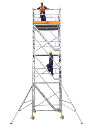 3m/5m/7m/9m/11m Safety Aluminium Scaffold Mobile Aluminum Tower