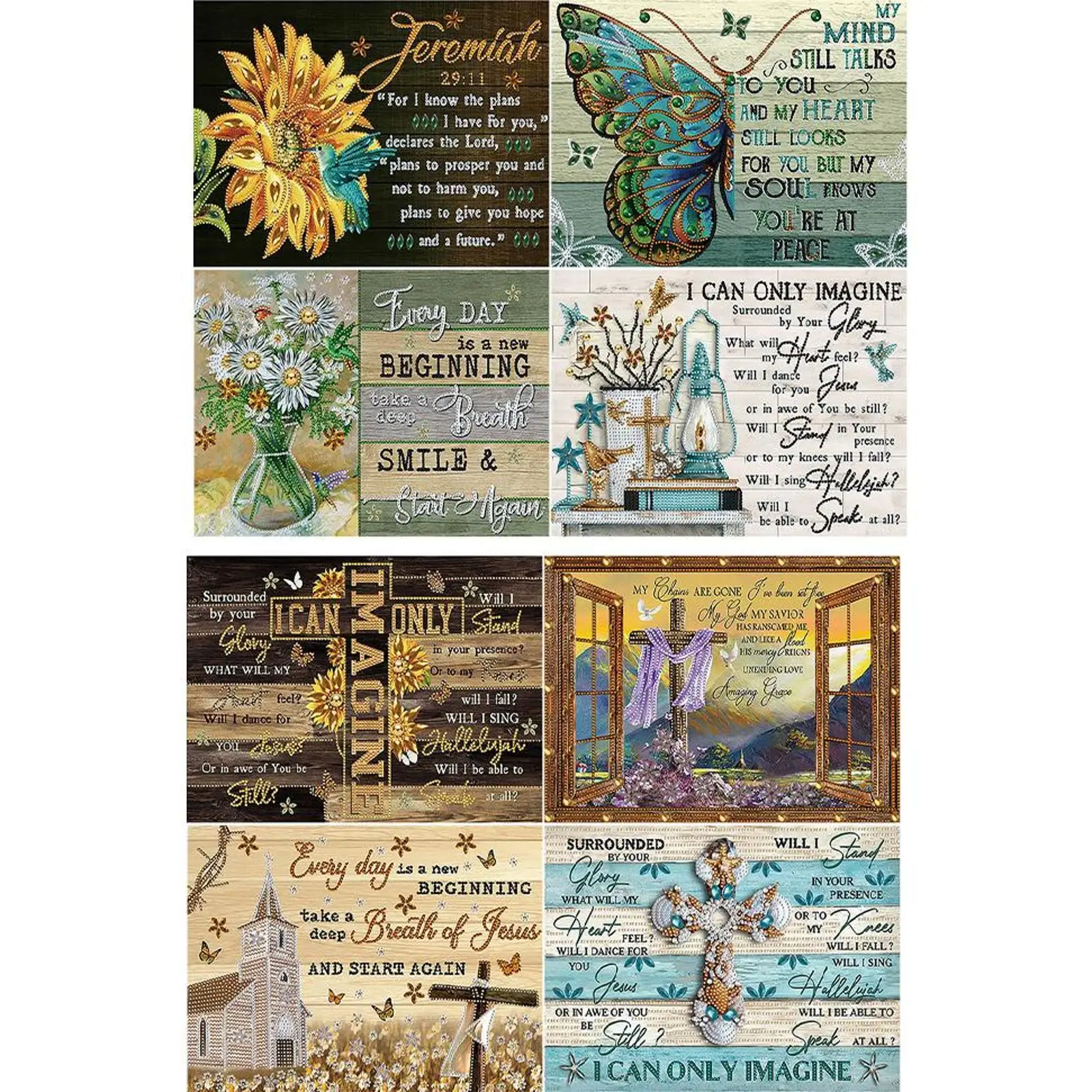 

Набор для алмазной вышивки 5D DIY с частичной выкладкой, специальные фигурные стразы, 4 шт., 40x30 см