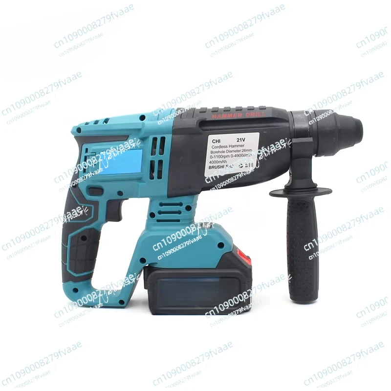 工業用グレード 900R/MIN 電気コードレスハンマードリル 220V DIY バッテリー電源サーキットブレーカーハンマータイプ