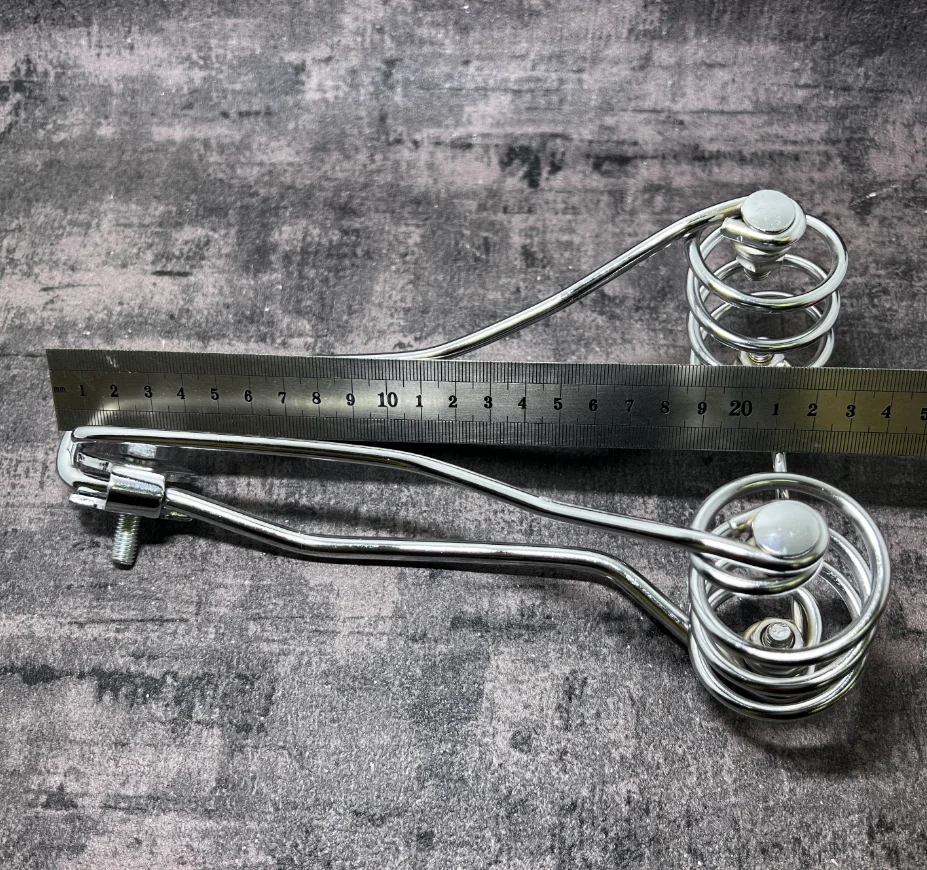 P1 Retro siodełko rowerowe 100% skórzane akcesoria do siodełek rowerowych metalowy stojak 4 kolory opcjonalnie 28*17.5cm — zdjęcie 6