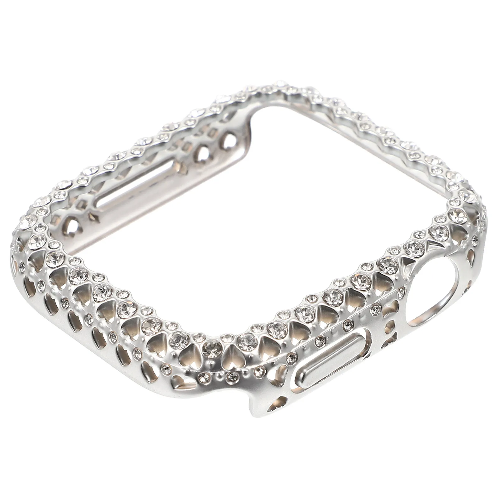 

Watch Case Protector Compatible for Apple Iwatch7 Glitter Durable Protective Cover Anti-Scratch Detachable Watch Shell