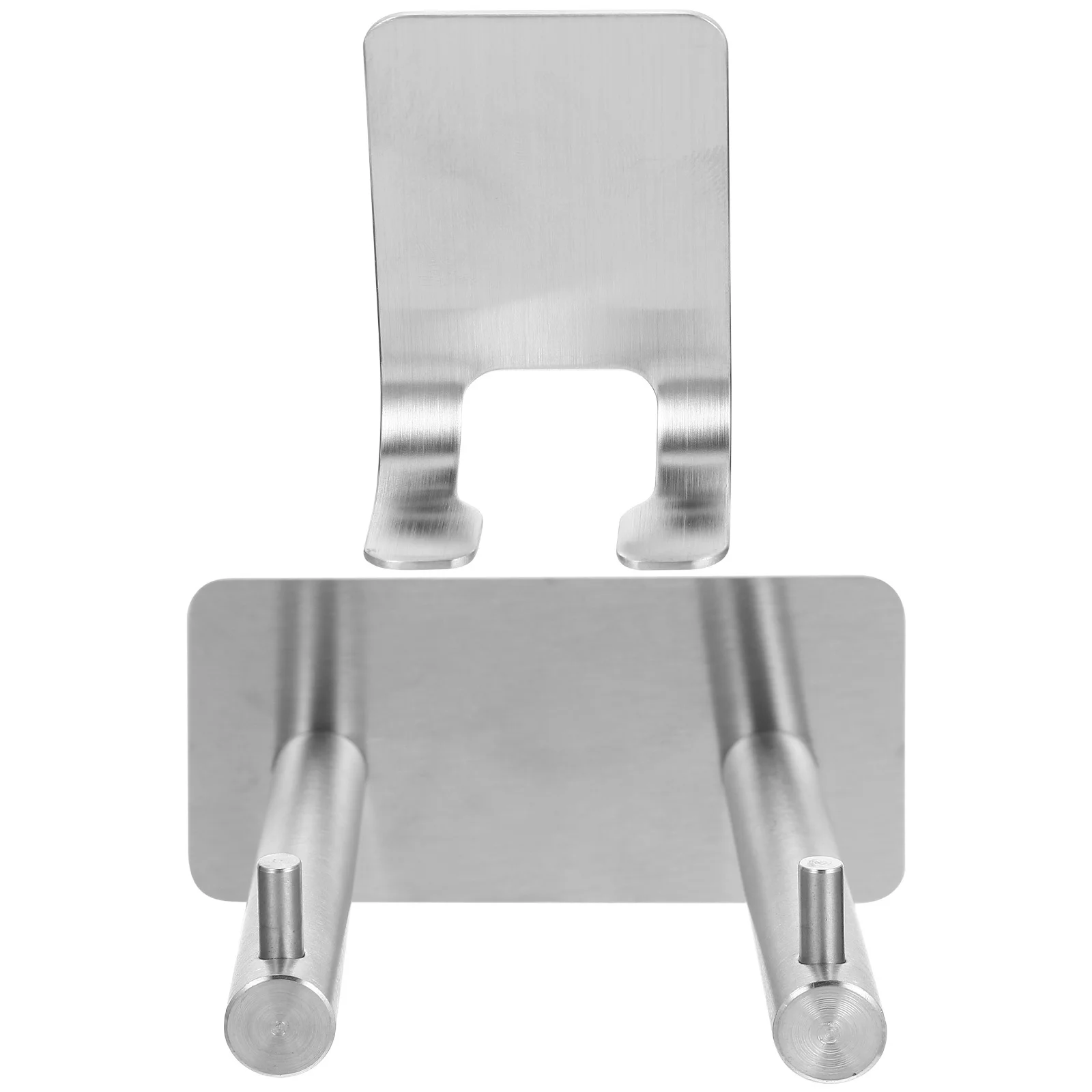 

1Set No Punch Hair Dryer Storage Rack Iron Hanging Bracket Wall Mounted for Bathroom Hotel Washroom Organizer Holder