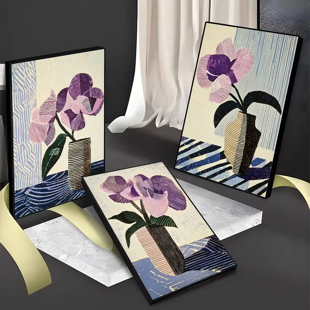 

Flower Arrangement Art Poster Waterproof Vintage Movie Posters High Quality Wall Art Print For Room Decor Gift