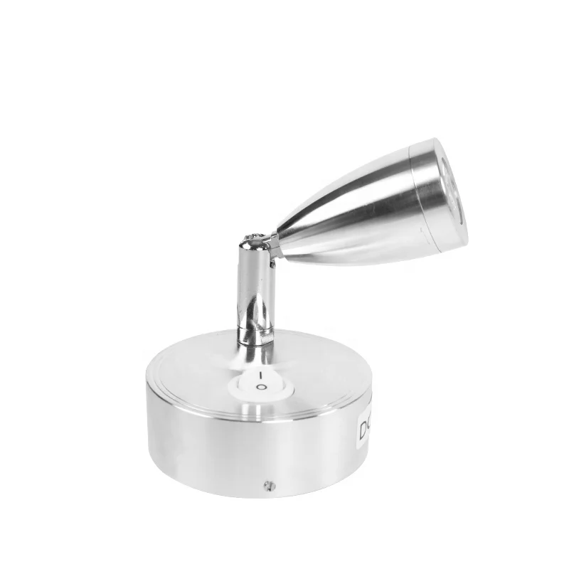 TYTXRV OEM 12V Warm White LED Bedside Reading Light Pushbutton Switches Dimming Motorhome Camper Indoor Interior Car