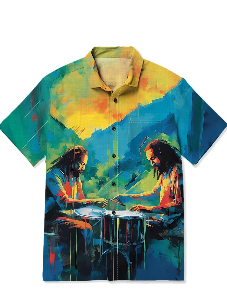 

Summer fashion reggae bob marley 3d t shirt men casual hip hop shirts for men and women casual harajuku street Y2K clothing