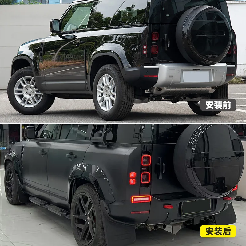 Car Front Rear Lip Bumper Protector Guard Skid Body Kit For Land Rover Defender 90 110 130 2020-2025 URBAN whole