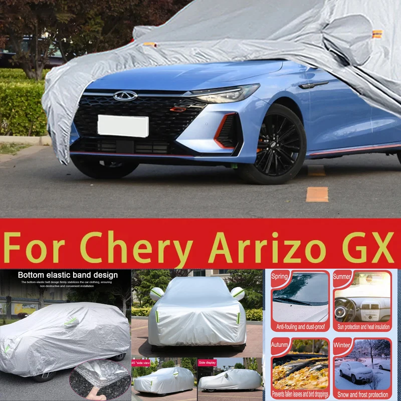 

For Chery Arrizo GX Outdoor Protection Full Car Covers Snow Cover Sunshade Waterproof Dustproof Exterior Car accessories