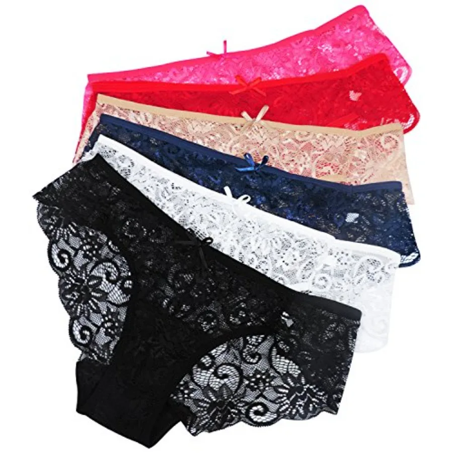 

Sunm Boutique Sexy Underwear for Women, Cheeky Lace Women's Panties, Breathable Bikini for Ladies