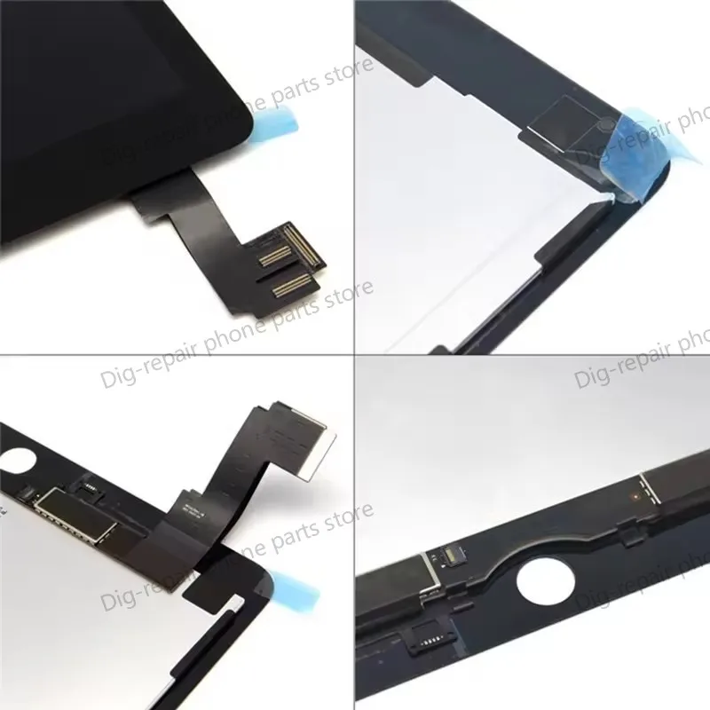 아이패드 에어 2 LCD 어셈블리 교체용 LCD, 아이패드 6 A1567 A1566 LCD 디스플레이(터치 스크린 디지타이저 패널 포함)