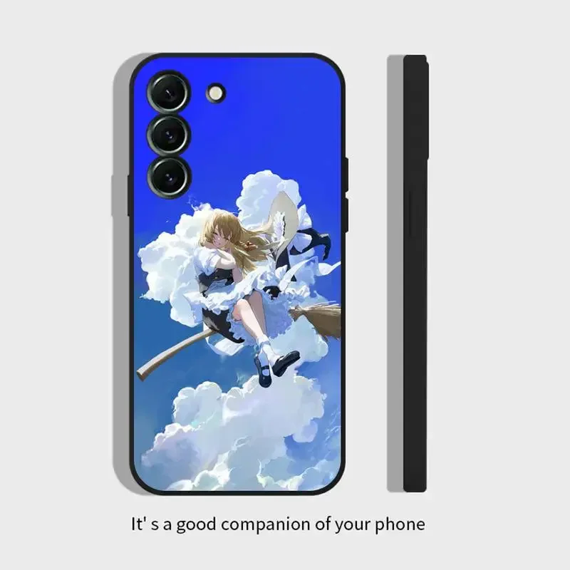 Touhou Porject Anime Cute Girl Phone Case For Samsung Galaxy S 23 22 21 20 10 e 9 8 7 6 5G plus edge ultra lite Black Soft Cover