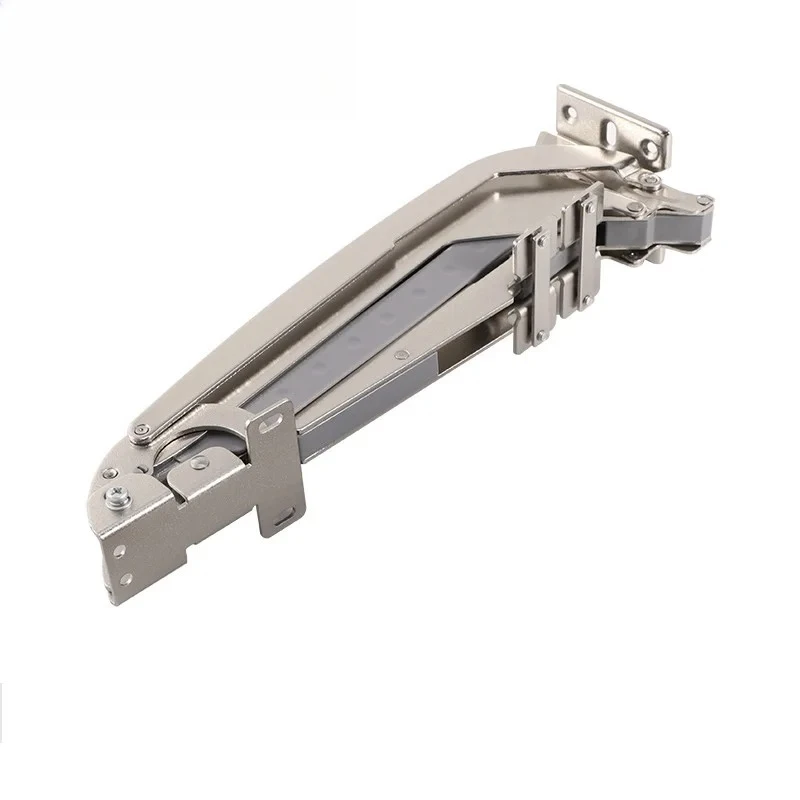 Silent Damping Buffer Door Hinge Lateral Swing Opening Folding Hardware for Cabinet Bus Door Wardrobe Furniture Slide Rail
