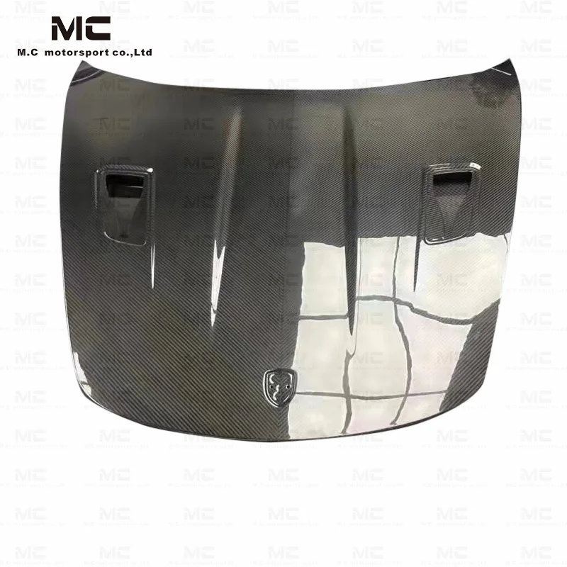 Car Accessories Auto Parts Body Kit Real Carbon Fiber Bonnet Hood for 718 2016-2020