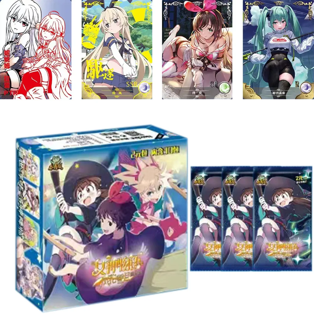 

Wholesale Goddess Story Collection Cards Yao Shen Chapter Booster Box Rare Anime Playing Game Cards