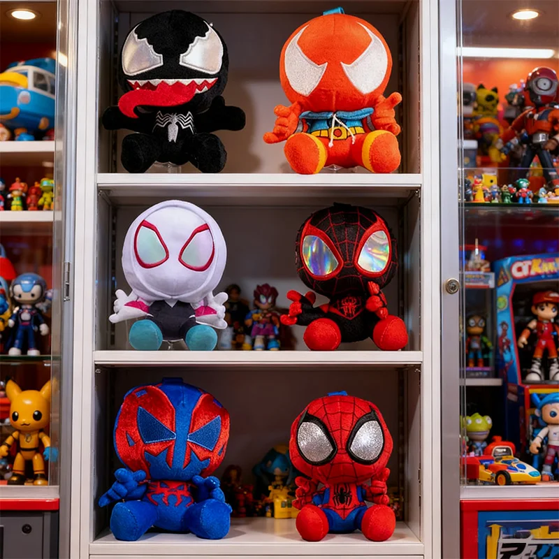 Spider Man Series Blind Box Cosbi Pluche Anime Randbeeldjes Rugzakken Hangers Ornamenten Verrassingscadeau voor jongens