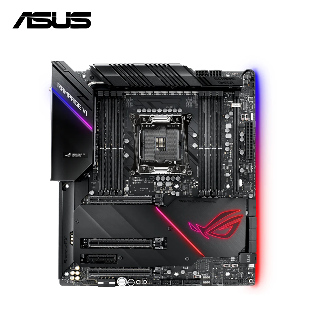 ASUS ROG RAMPAGE VI EXTREME OMEGA Used Main Board X299 Chipset X299 Motherboard Intel Motherboard LGA 2066 Support Core X-Series