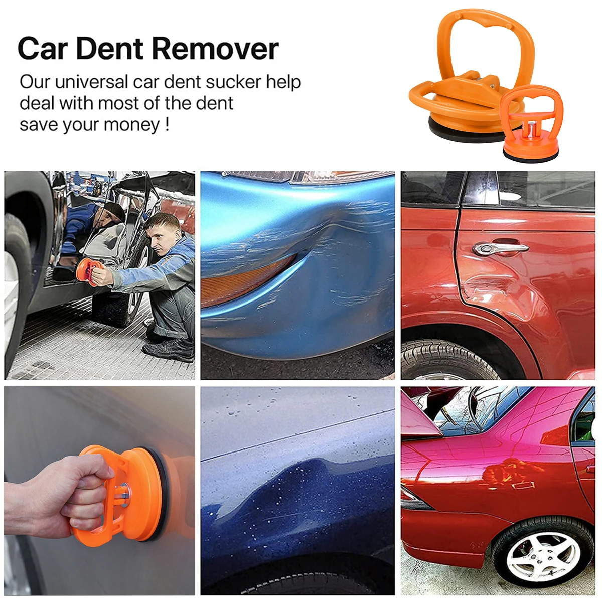 Portable Suction Cup Handle Dent Puller Lifter Car Repair Tool Powerful Auto Small Remover Vehicle Dent Sucker Ventosa a Vacuo