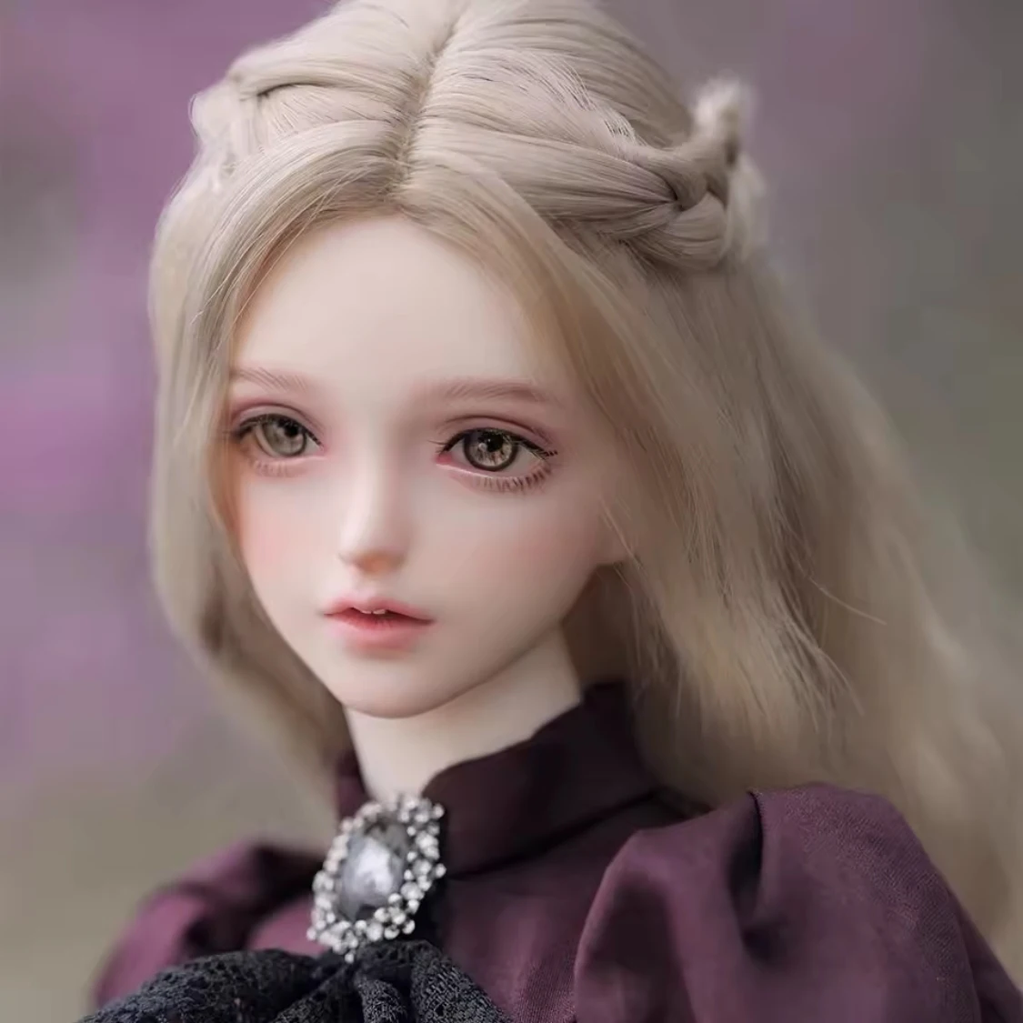 고도로 관절이 잘 움직이는 BJD 소녀 인형 / 밝은 피부 TPE 바디 + 금속 내부 구조 / DIY 조립 모델 키트