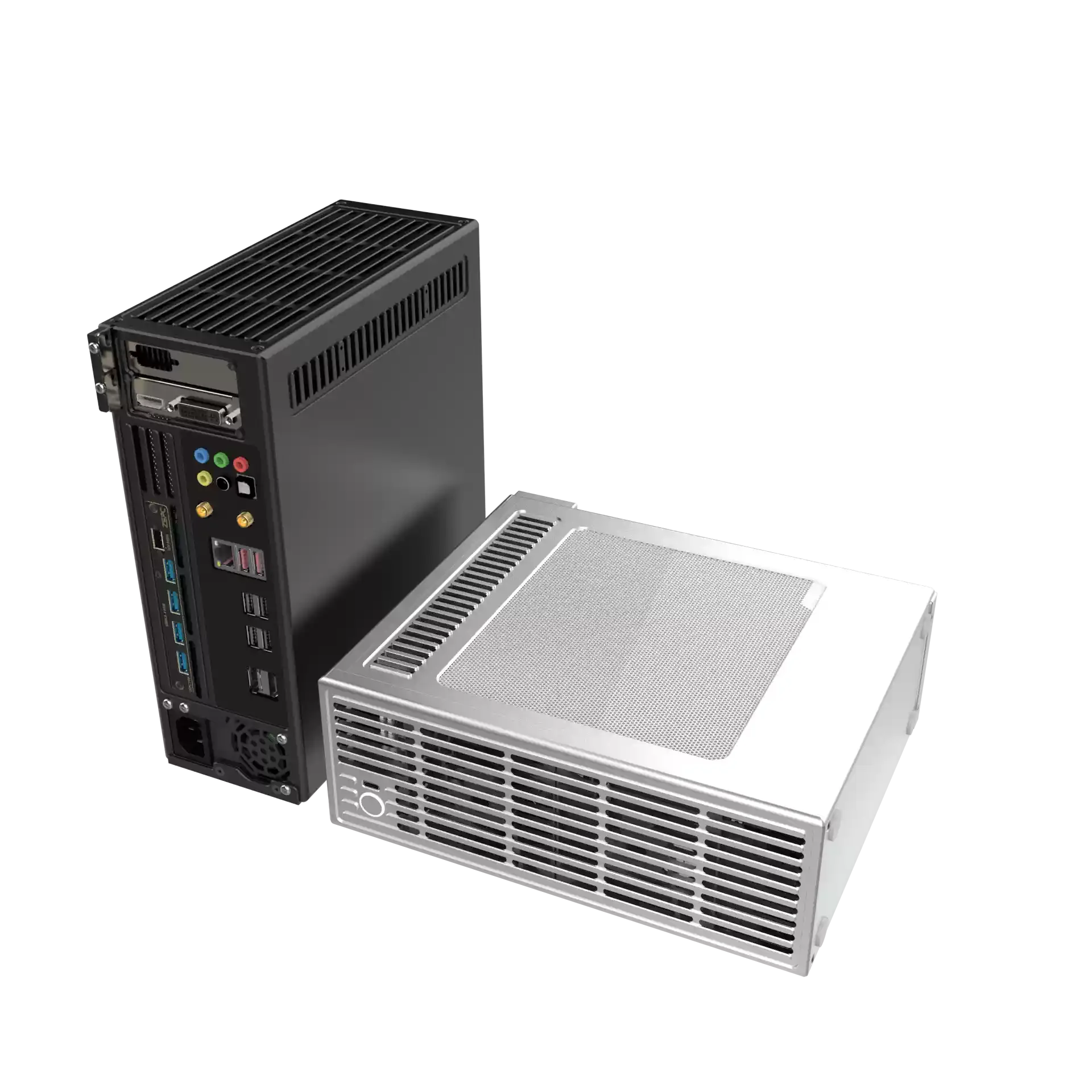 ZS-D2/ITX Half Height Mini Computer Case V4, 4.9L All Aluminum PC Case