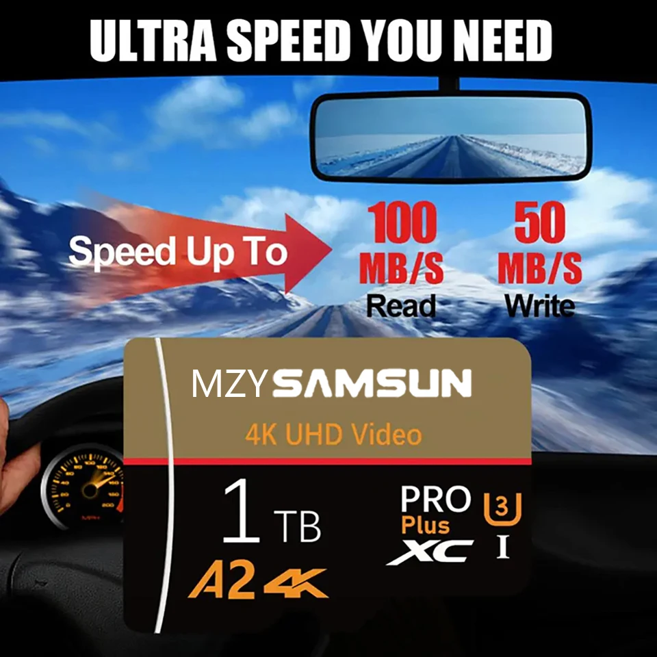 Original SD card Large capacity memory card 256GB TF card High Speed flash memory card suitable for PC/ desktop /Mac/ camera