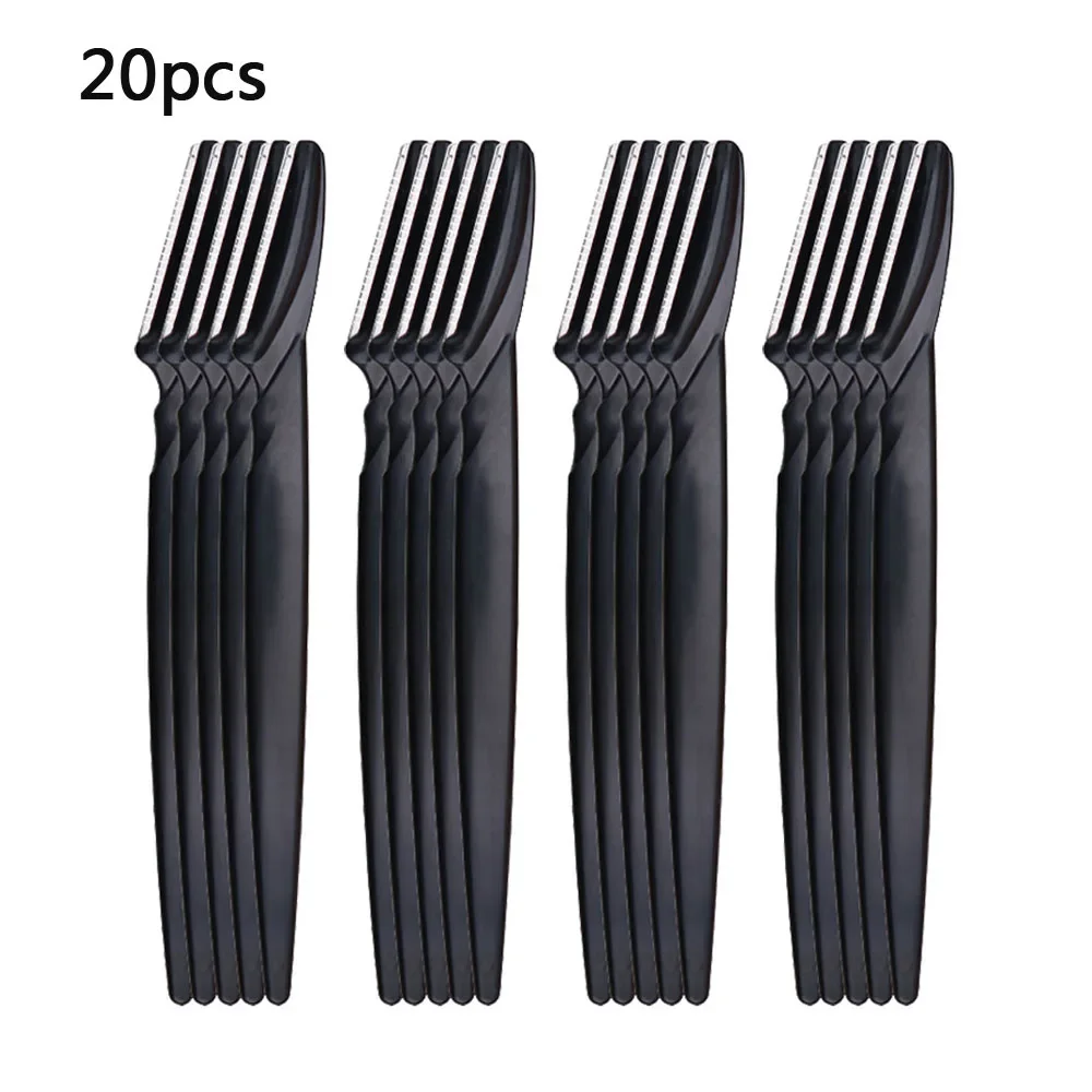 5-20Pcs/Lot Eyebrow Trimmers Knives Face Razor Hair Removers Eye Brow Epilation Hair Removal Cutter Shaver Blades Make Up Tools