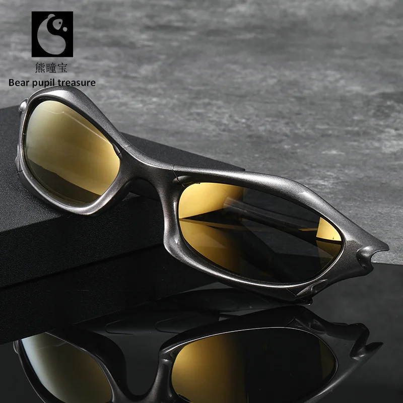 Cross-border new sunglasses men's trend sports fashion cycling glasses sun protection advanced sunshade glasses