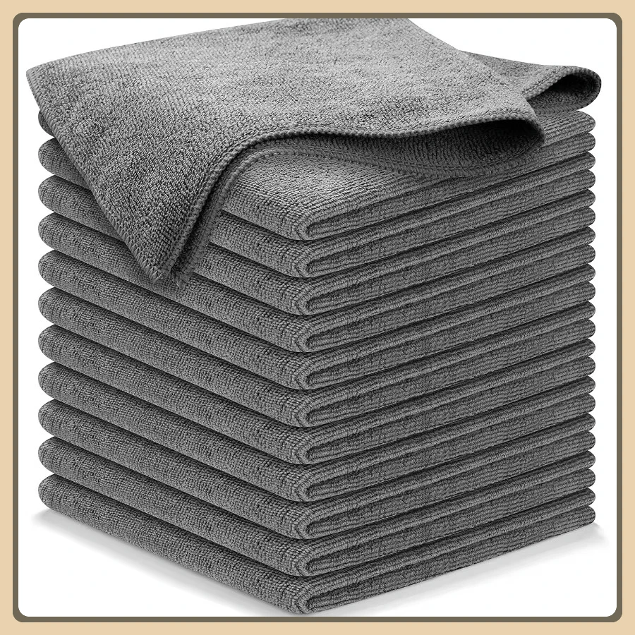 

Высокопроизводительные полотенца из микрофибры, 12 шт., для мойки автомобилей, чистки стекол и зеркал