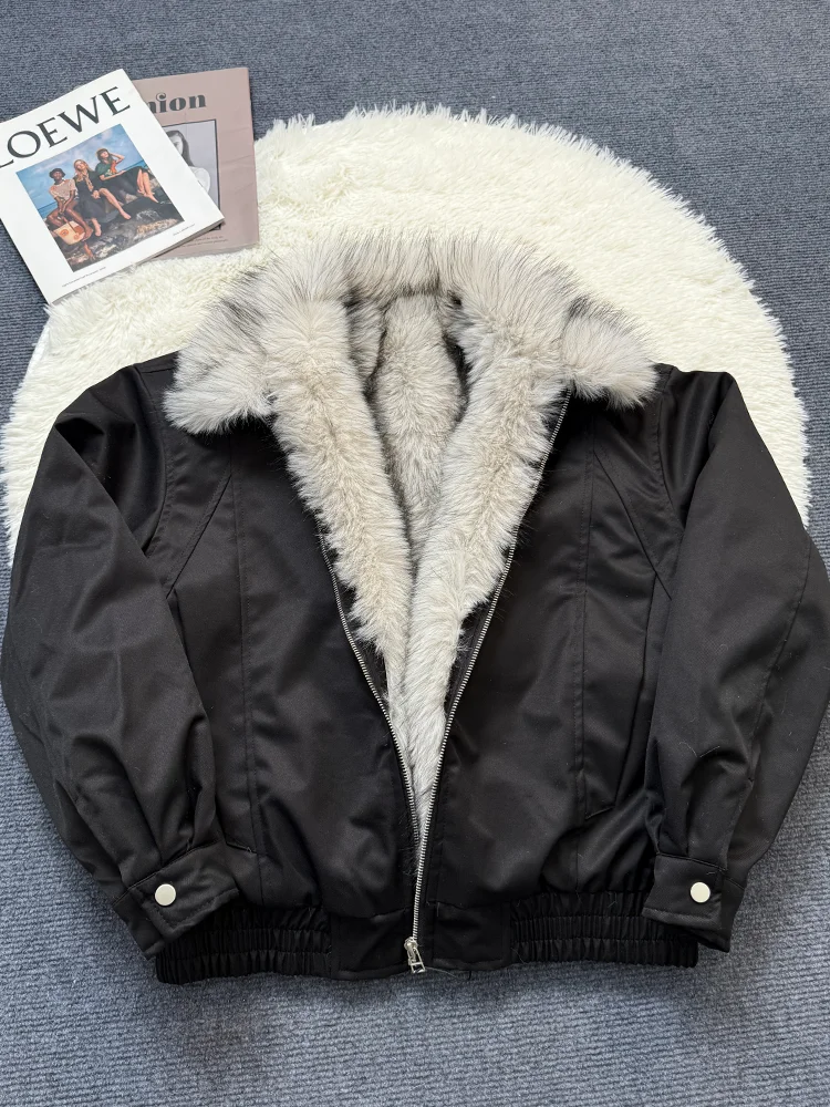 

Мужская зимняя куртка American Sle Thiened Plu Jaet из овечьего флиса и хлопка, ветрозащитная, водонепроницаемая, с коротким рукавом, на молнии