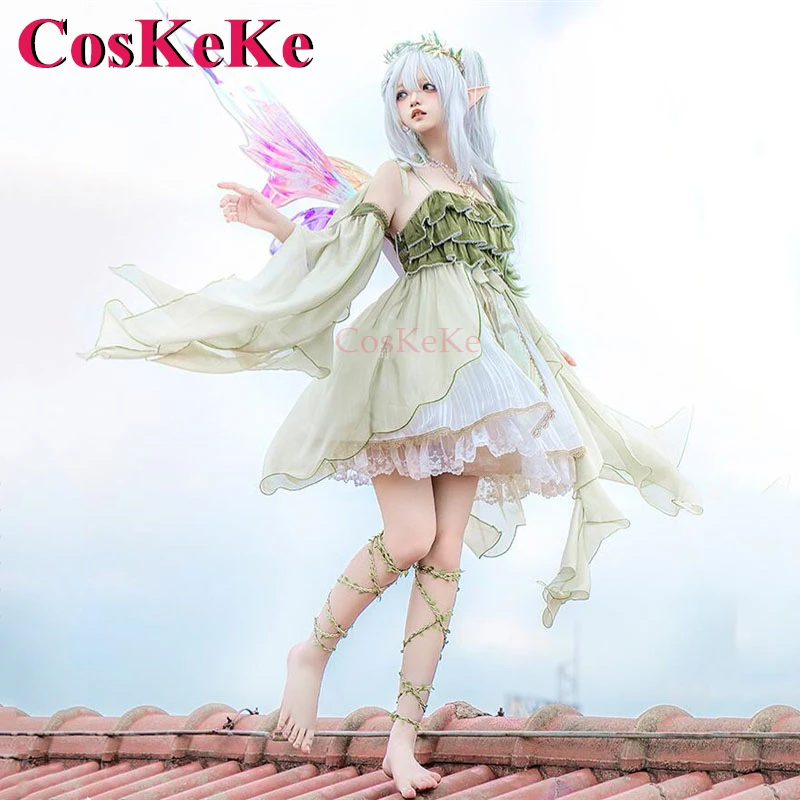 CosKeKe Nahida Cosplay Game Genshin Impact Costume Sweet Elegant Lovely Formal Dress Activity Party Role Play Clothing XS-L New