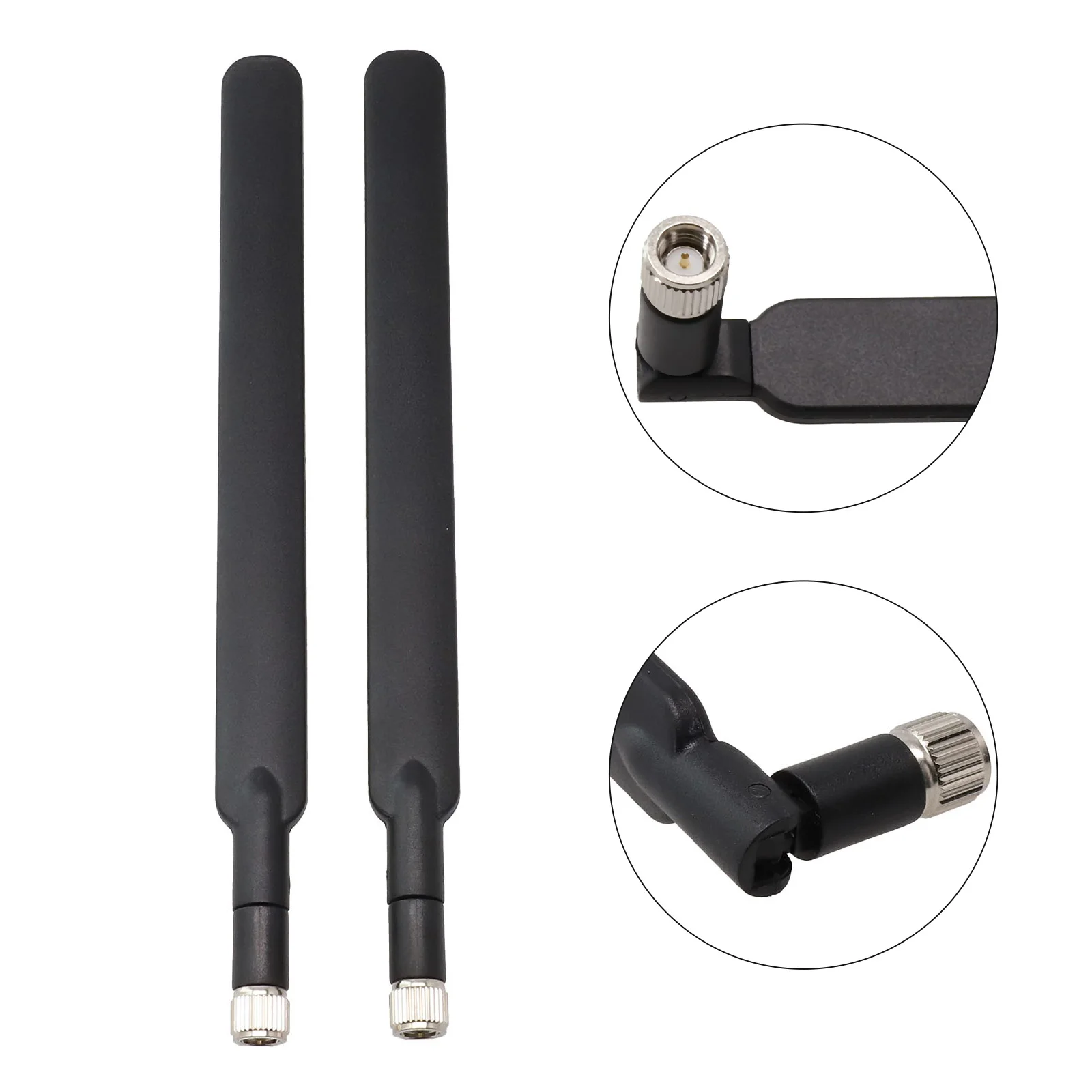 Upgrade Your Signal Strength with 2 x 4G LTE Antenna, 5dBi Gain, Vertical Polarization Experience Faster and Stable Internet