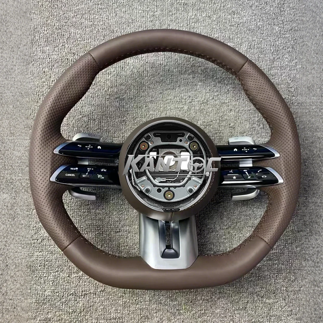 For Mercedes Benz AMG Steering Wheel W176 W205 W212 W222 W463 W464 W205 W44 W204 W218 E63 Sports Steering Wheel