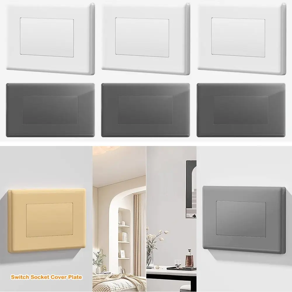 Flange Cover 118 Type Wall Hole Cover Thickened Panel Decor Cover Decorative Panel Plate Electrical Supplies