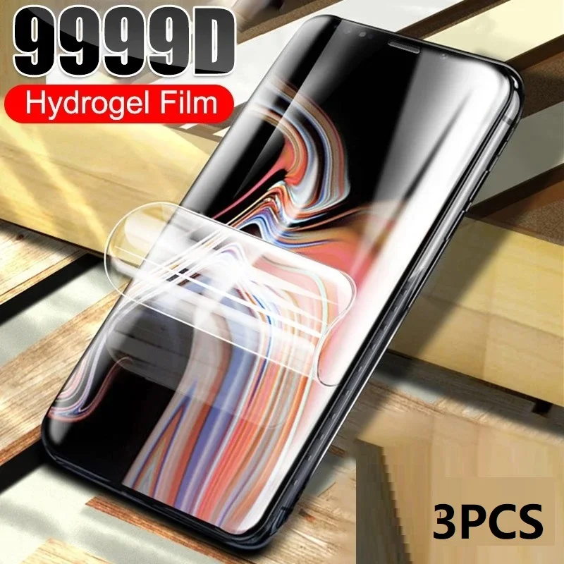 3Pcs Screen Protector Hydrogel Film For Huawei Mate 60 Pro Emjoy P60 Pro nova Y91 Y71 11 Ultra Pro Mate X3 Enjoy P60 Art