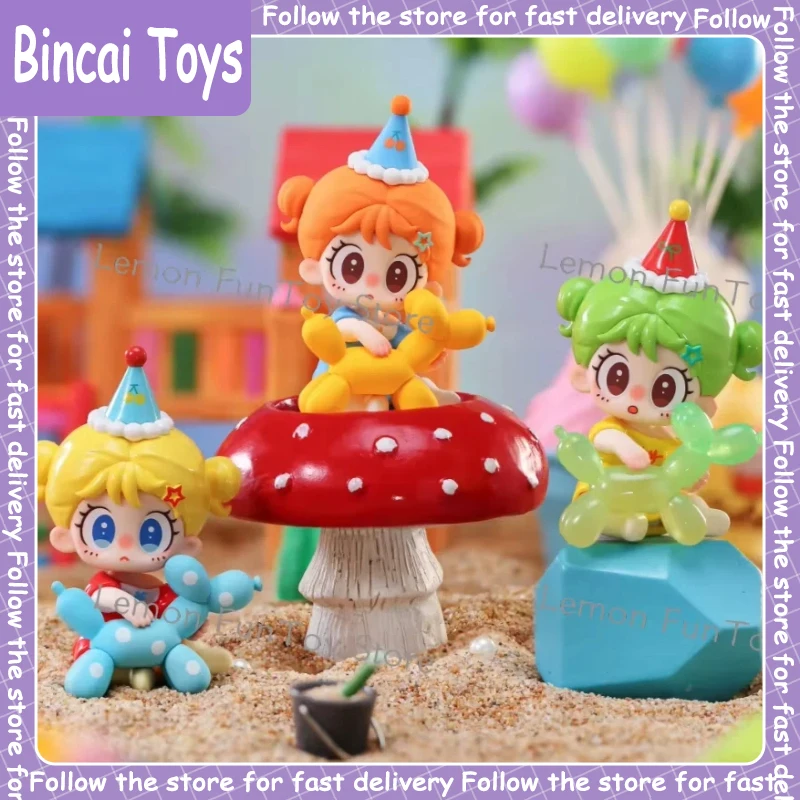 Caja Sorpresa Original de la Serie Rainbow Puppy Party de Baby Milay, Colección de Mini Figuras Adorables, Adorno de Escritorio, Regalo de Moda