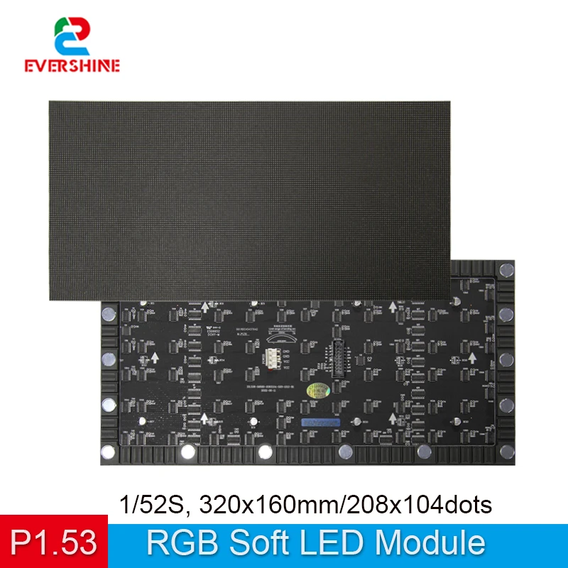 

High Definition LED Flexible Module P1.53 Led Soft Screen Indoor Ads Display Screen Panel Aliexpress Online Shop