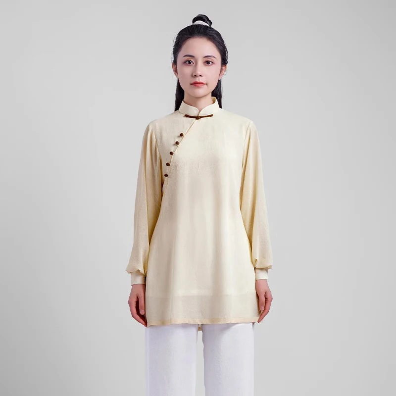 

Women's Elegant Martial Arts Clothes Tai Chi Uniform Kung Fu Performance and Competition Costume Traditional Chinese Style