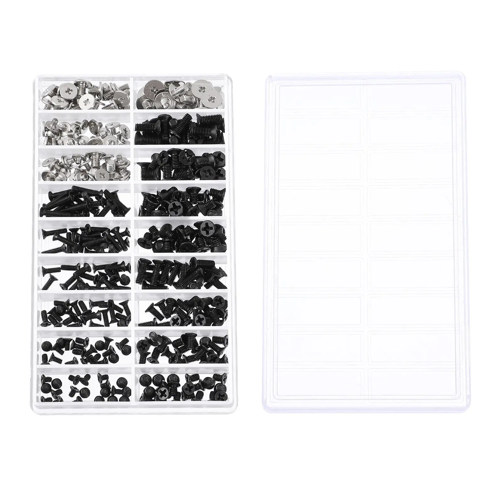

Набор винтов с потайной головкой, стальные винты для ремонта компьютеров, плоские, нержавеющие, прочные, для крепления электроники, для SSD/HDD