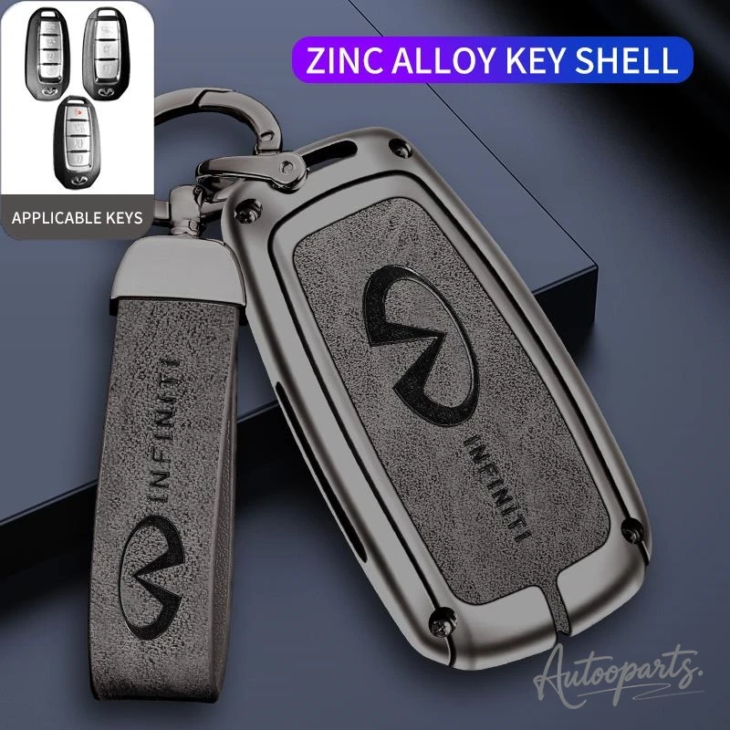 Smart Remote Car Key Case Cover For Infiniti Q50 Q60 Q70 QX50 QX60 QX70 G25 FX JX35 FX25 FX35 EX35 FX37 Car Keychain Accessories