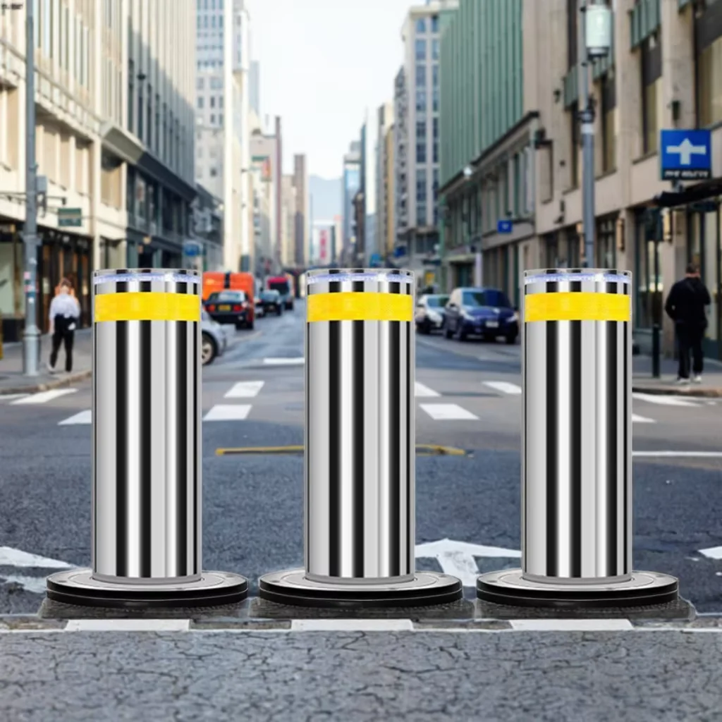 

2025 Hot Sale ZENTO 24V DC Stainless Steel Hydraulic Bollard Crash-Tested Lift Column for Parking & Security Traffic Barrier