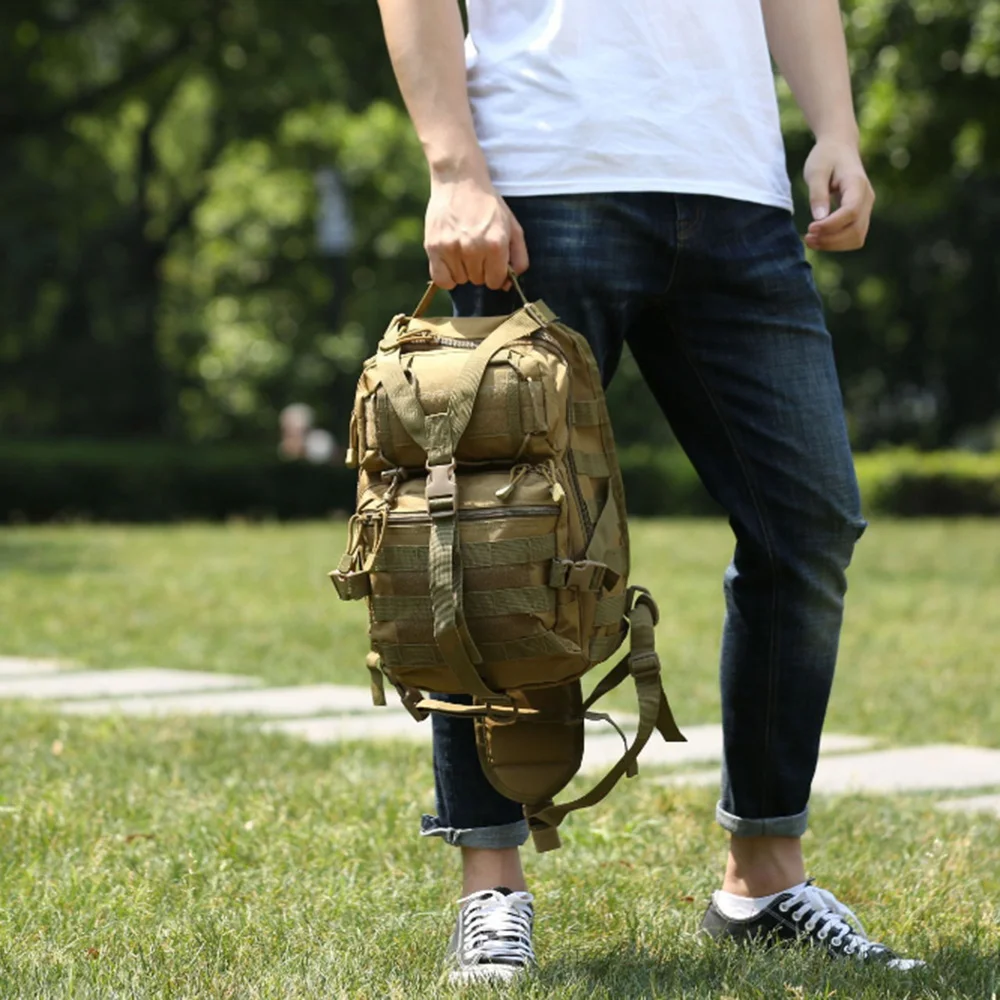 1PC Minimalist Sling Bag For Outdoor, Travel Shoulder Bag, Versatile Chest Bag Rucksack For Outdoor Hiking Cycling Backpack image 3