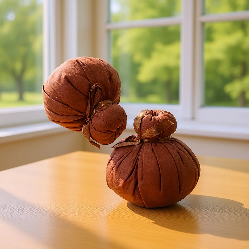 

2 шт. травяной шарик для здоровья с хлопковой полынью, естественная согревающая массажная терапия для релаксации, портативный тепловой компресс, спа-боль