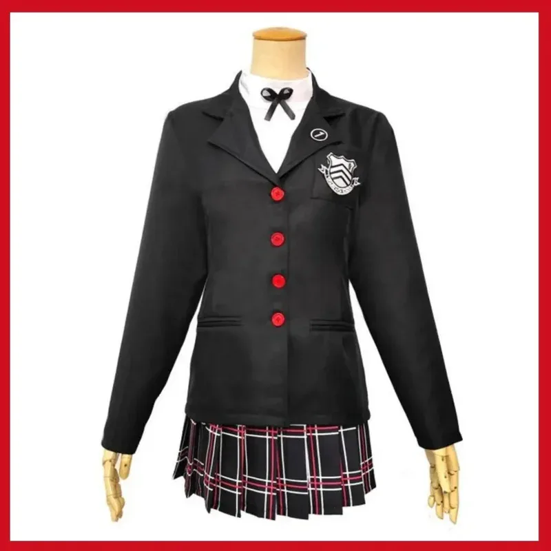CyGame Royal Kasumi Yoshizawa Cosplay Costume P5r Violet Sumire Yoshizawa Korean School Uniform Wig Woman Cute Campus Suit