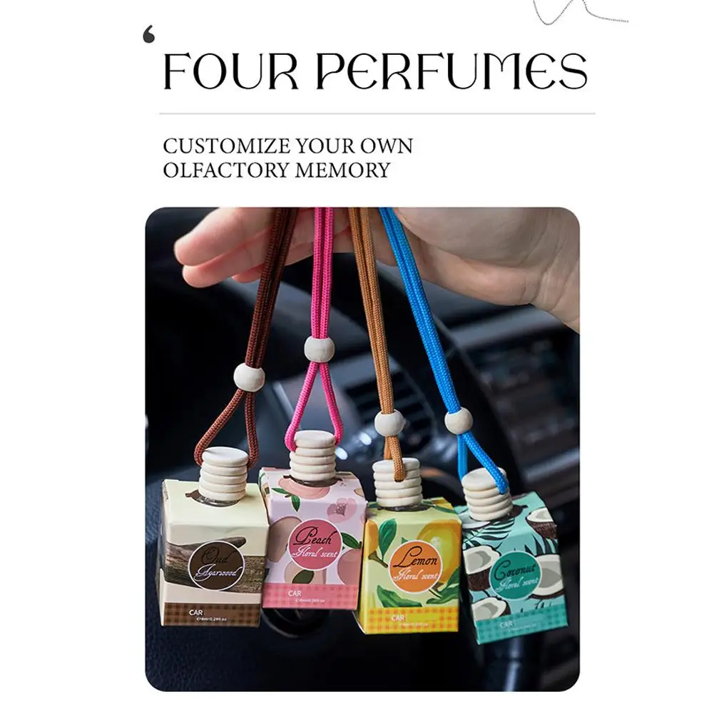 

Car Aromatherapy Pendant Air Freshener, Suitable For Daily Driving, Travel, Lovely Car Air Freshener For Women Men N1G6