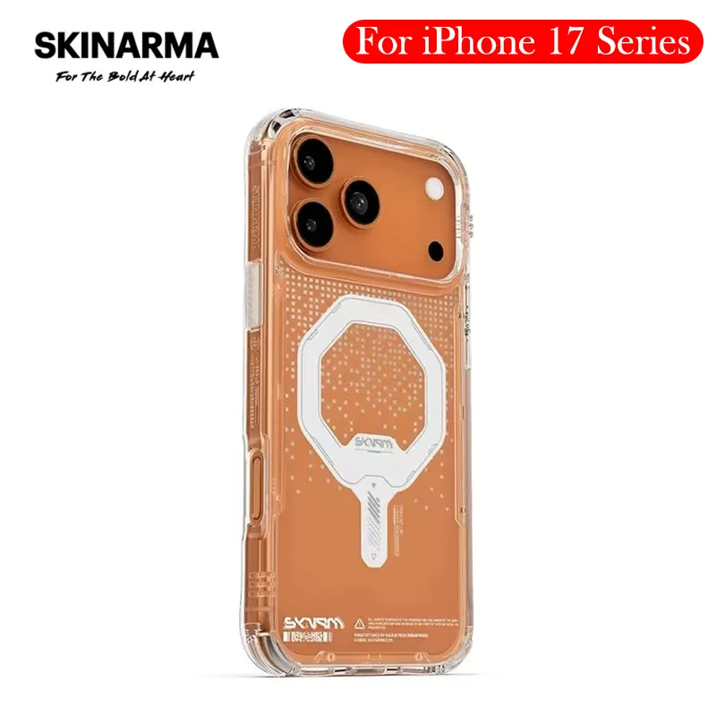 

SKINARMA Magnetic Case For iPhone 17 Pro Max Wireless Charging Back Cover Case for iPhone 17 Pro