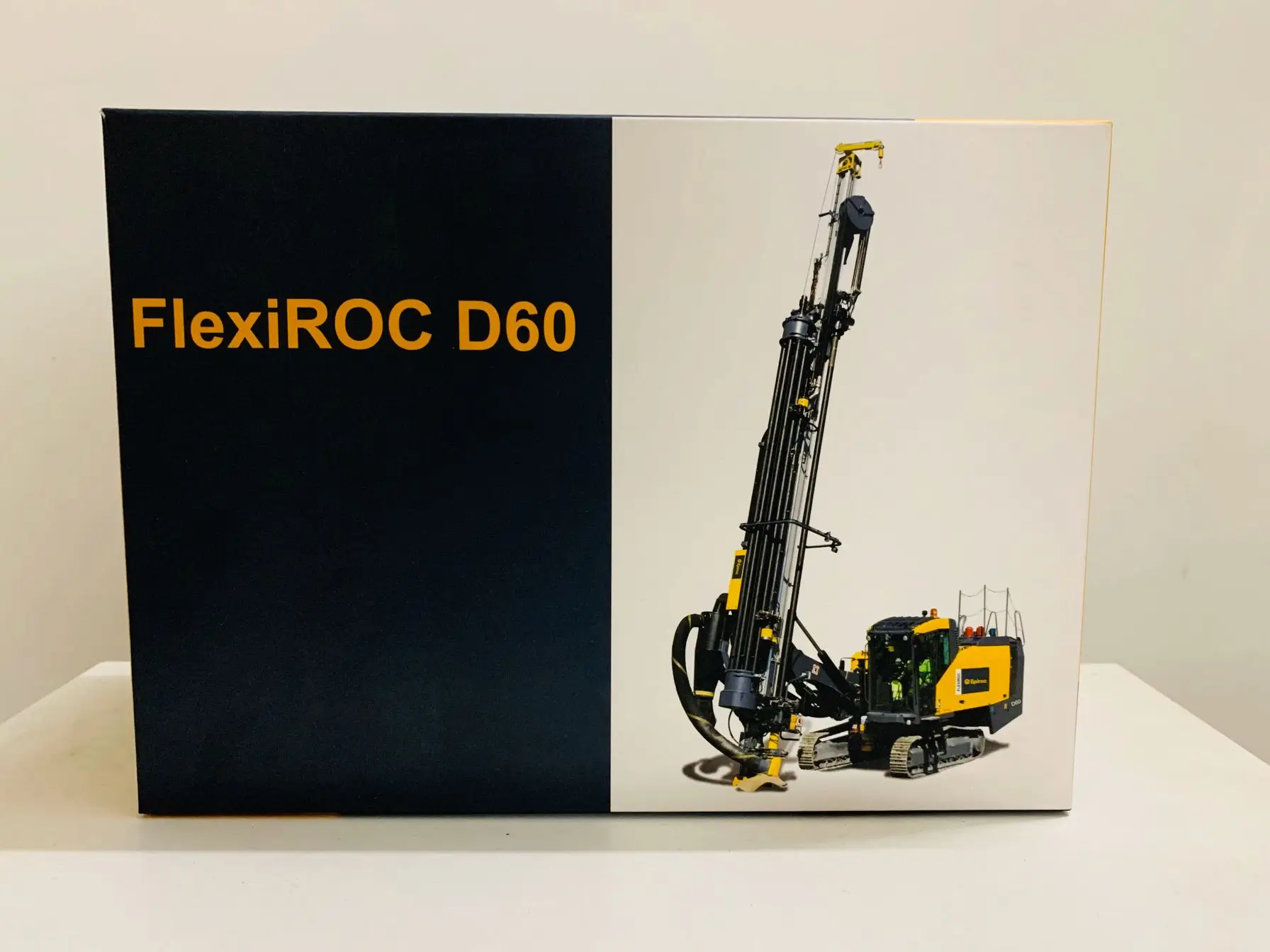 RARE!! Epiroc FlexiROC D60 Rock Drilling Rig 1:50 Scale DieCast Model New Box