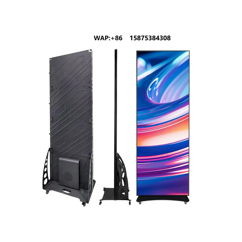 High Definition Indoor Outdoor Advertising Indoor Led Poster Display Standing Led Display