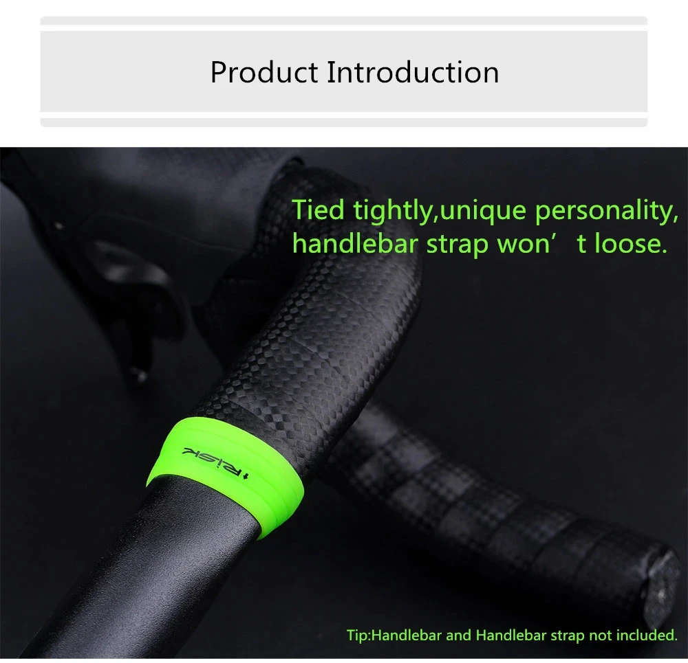 1 Paar Silikon Fahrrad Lenker Klebeband Befestigungs hülsen ring Anti-Skip wasserdichte Stecker Schutzhülle Fahrrad Gummi Straßen hand neu – Detail 2